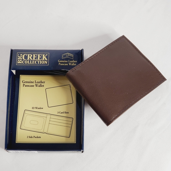 Big Creek Collection Leather Passcase Wallet - Picture 2 of 4